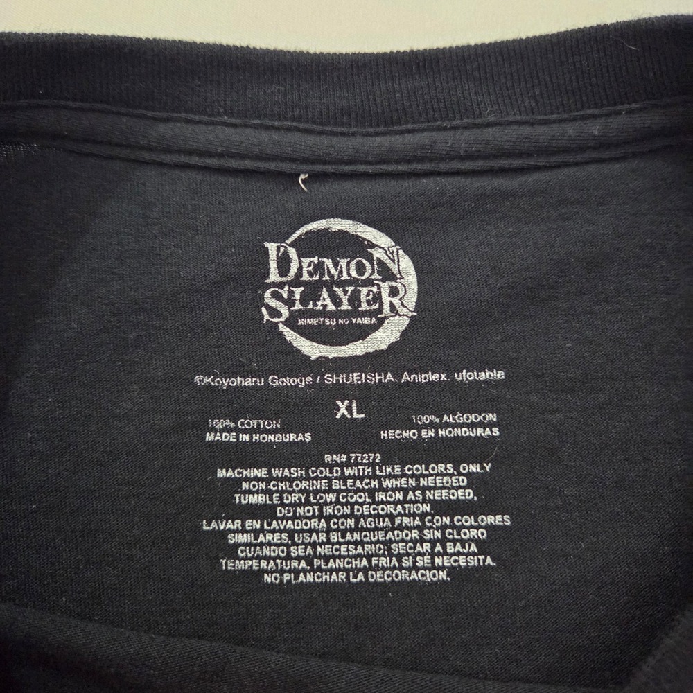 Demon Slayer‎ Anime T-Shirt Manga Graphic Tee Tanjiro Nezuko Inosuke XL - Picture 4 of 7